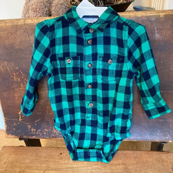Osh Kosh B’Gosh Flannel Bodysuit - Picture 8 of 11